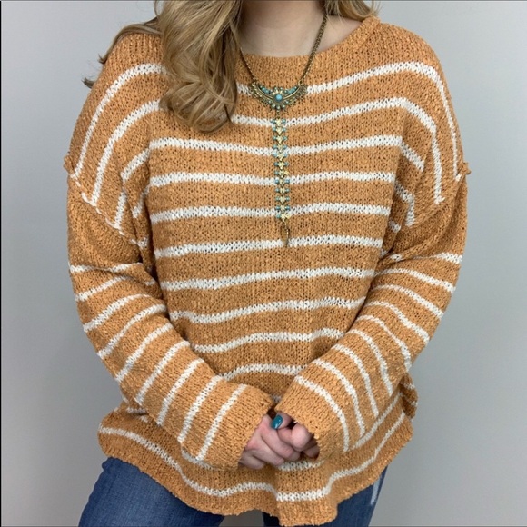 Easel | Striped Sweater W16 - Picture 7 of 8